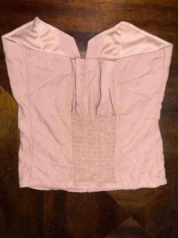 Wild Fable Linen Suiting Tube Top - Image 3