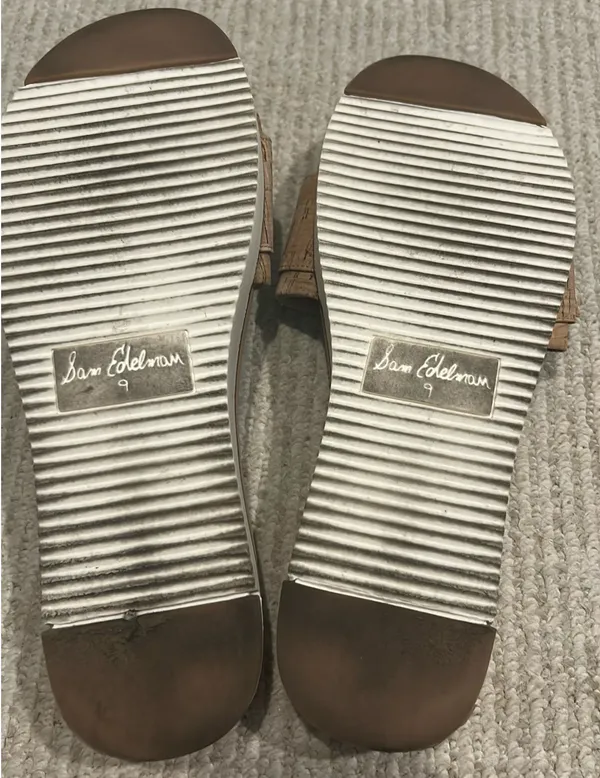 Sam Edelman Slides Cork with Tortoise Shell Buckle 9.  - Image 5