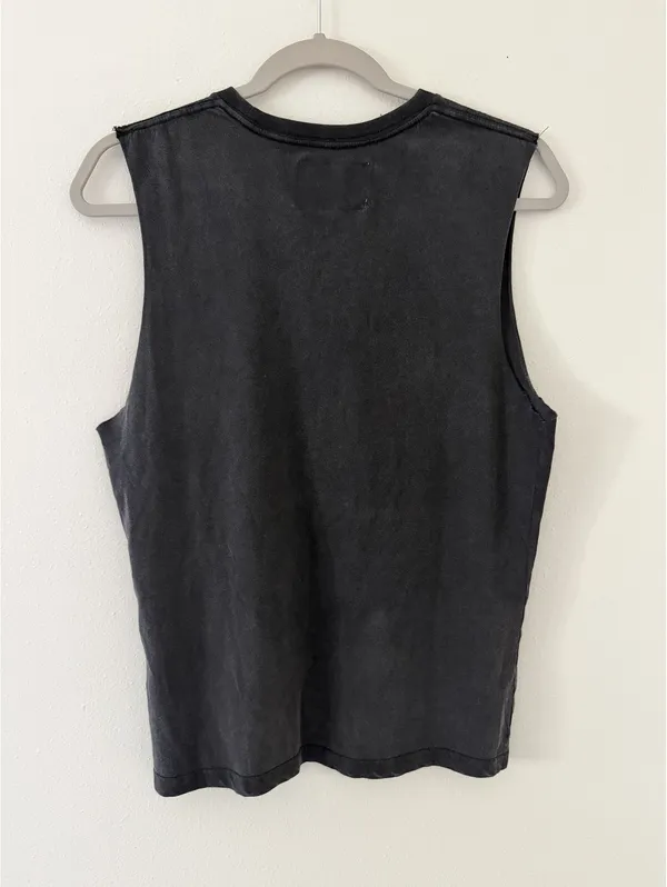 NWT Zyia active graphic mineral wash affirmation vintage muscle tank size medium - Image 8