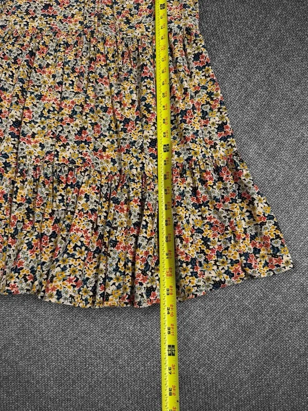 Floral Tiered Boho Mini Dress Size Small - Image 6
