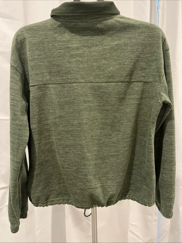 Avalanche Olive Green Half-Zip Pullover Sweatshirt - Image 11