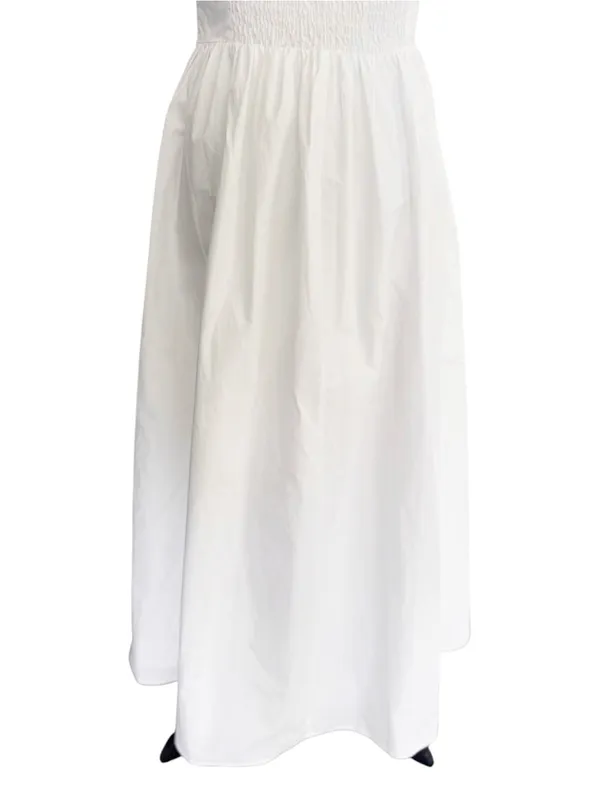 NWOT Mahina Corset Midi Dress White Size Small - Image 5