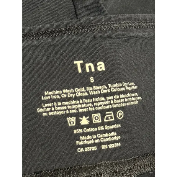 Aritzia TNA Black Stretch Yoga Workout Running Athletic Leggings Pants Size S - Image 4