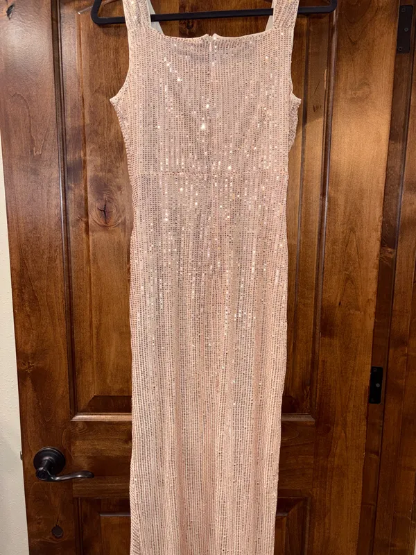 Sequin Dress Pink Size M - Image 4