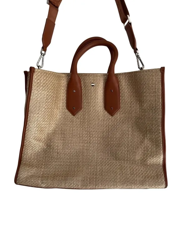 BOSS Sandy Tote in Natural Beige Womens Bag Travel Handbag - Image 6