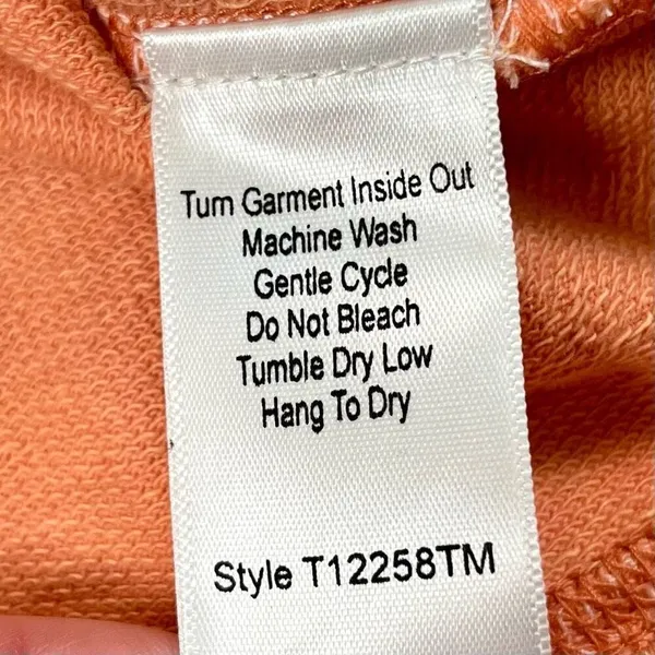 Tru Luxe Jeans Peach Long Sleeve Embroidered Top XL - Image 11