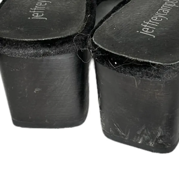 Jeffrey Campbell Jenae‎ Black Velvet Mules - Image 4