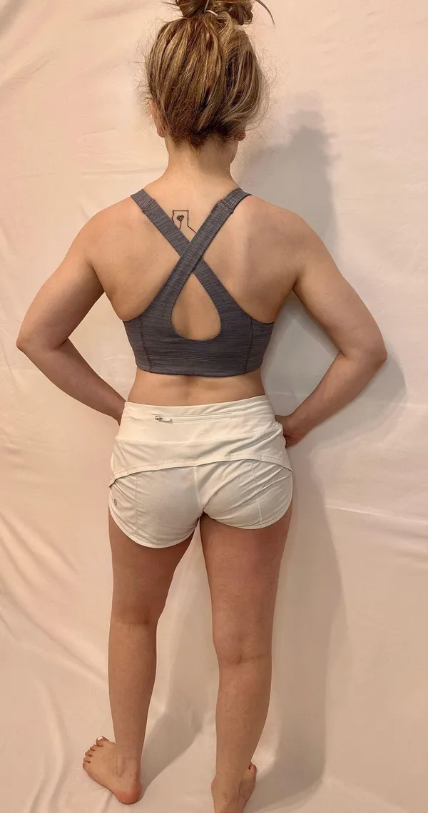 Outdoor Voices Key Crossback TechSweat Sports Bra - Storm - XS - Image 4