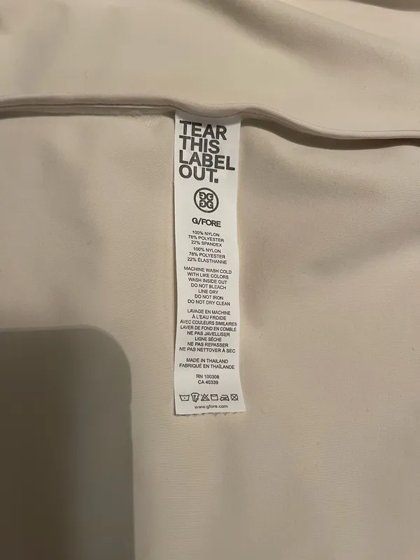 G/Fore Polo Golf Women’s. Size M Tan Size M - Image 11