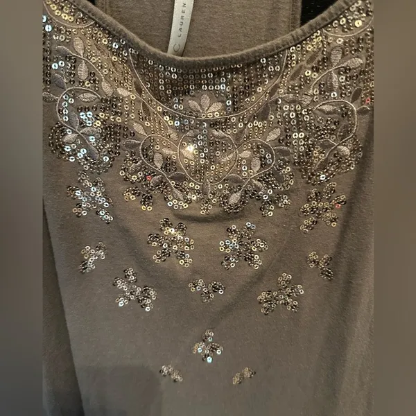 Lauren Conrad sequin tank, size XL - Image 2