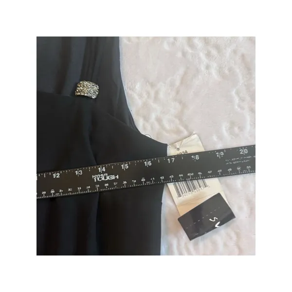 Women's size 14 S.L. Fashions black formal dress Made In U S A - Image 9