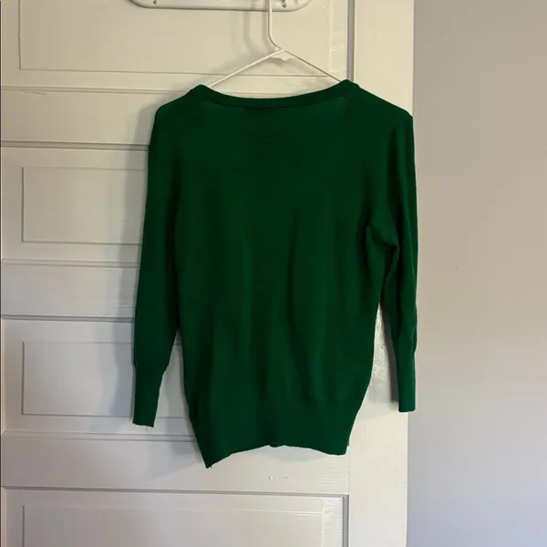 Ye Mak Sweater — Kelly Vibrant Green Cardigan - Image 5