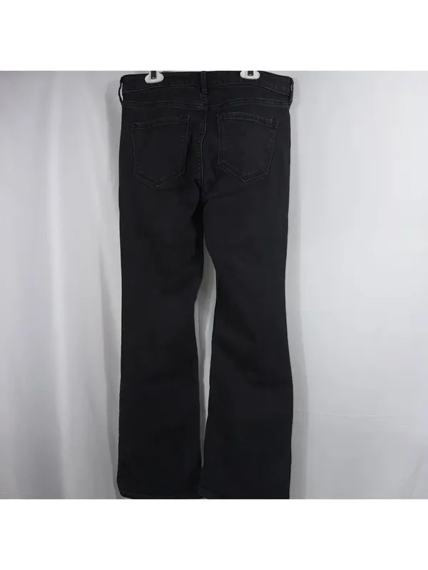 Old Navy Micro-Flare Black Jeans Women’s Size 8 - Image 6
