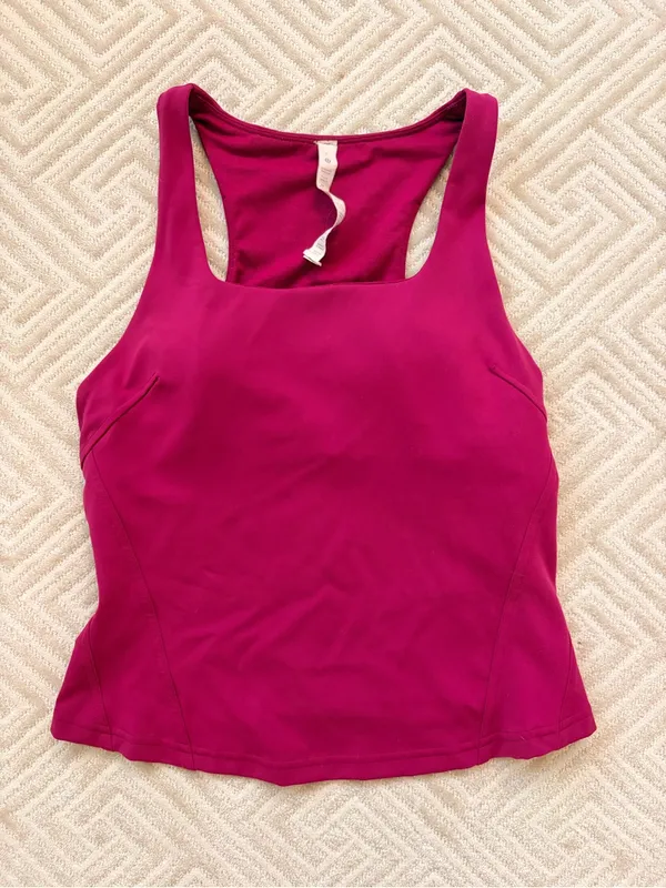Lululemon InStill Tank Top Magenta Purple - Image 4