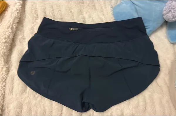Navy Lululemon Hotty Hot shorts  2.5" - Image 3