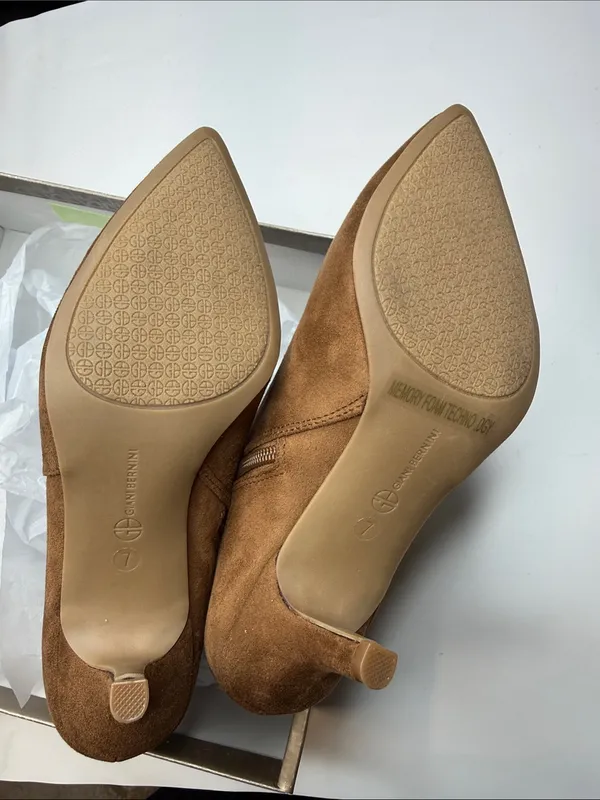 Giani Bernini Women's Carminee Memory Foam Kitten Heel Dress Booties Size 7M - Image 5