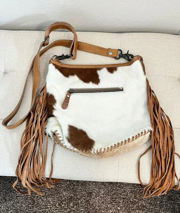 Myra Bags Cowhide Cross Body Purse - Image 2