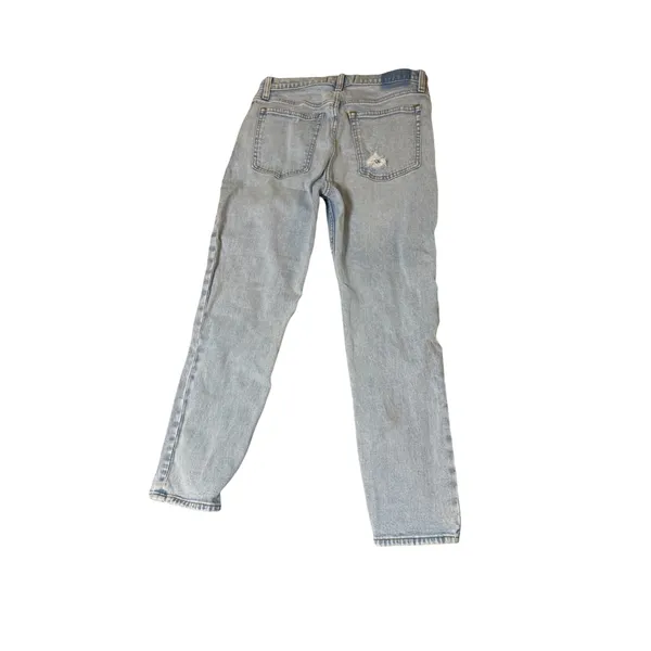 Abercrombie & Fitch Light Wash Women Jeans Size 28 6 Short Skinny High Rise - Image 5