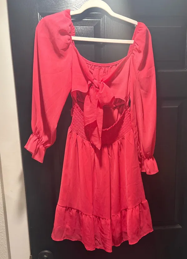 Pink Mini Dress Size M - Image 2