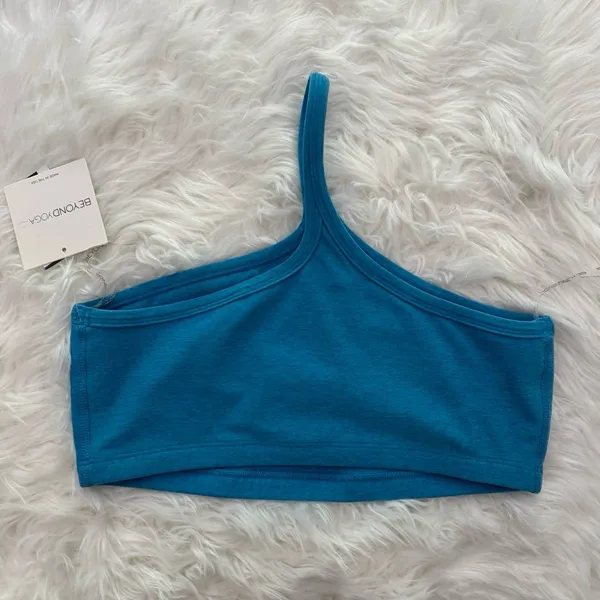Beyond Yoga Spacedye One Up Bra Cali Blue Heather Size Large - Image 4
