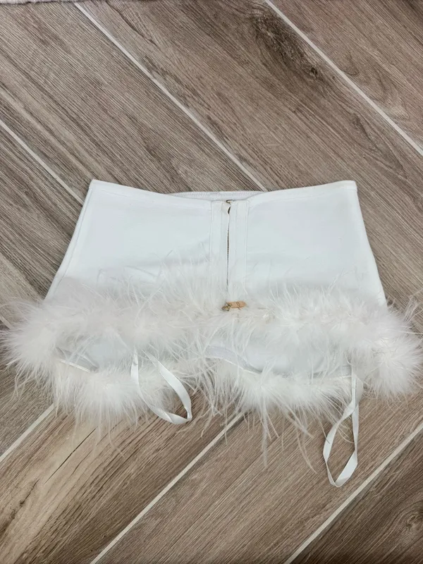superdown White Bustier Top - Image 2