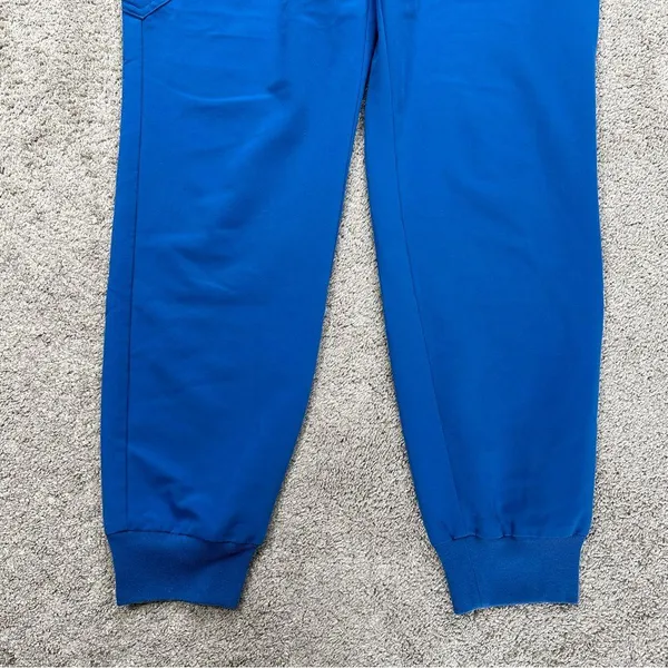 Figs Women’s High Waisted Zamora Jogger Scrub Pants Pull On in Royal Blue MT - Image 5
