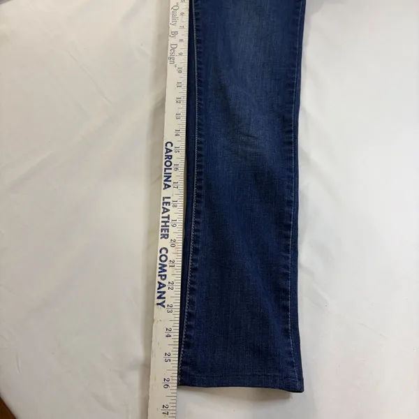 Levis Classic Mid Rise Skinny Jeans Womens 2 Dark Wash Blue Denim‎ Pants - Image 7