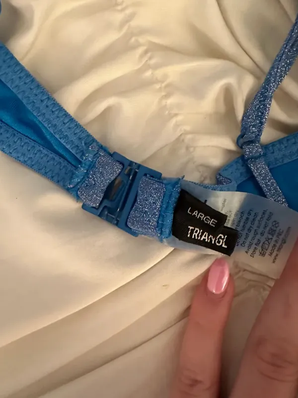 Blue Triangl Bikini - Image 3