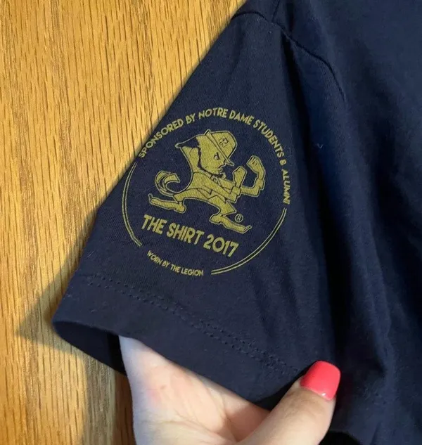 Notre Dame Shirt Blue - Image 7