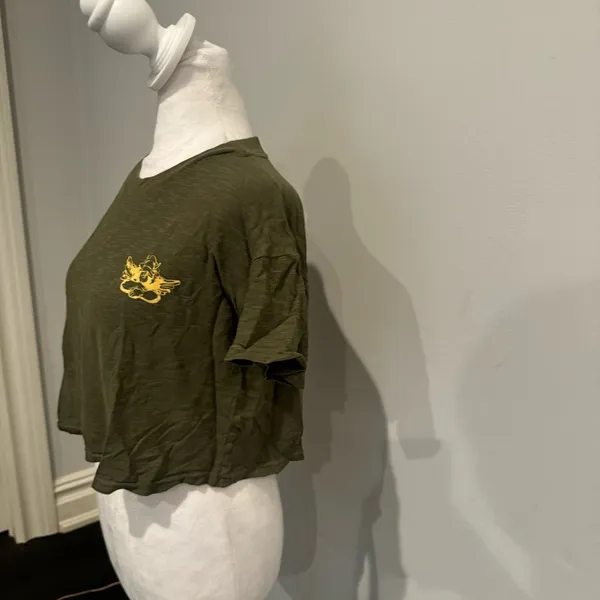 Boys Lie Olive Green & Yellow Logo Graphic Tee - Image 3