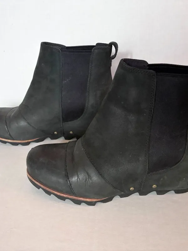 Sorel Lea Wedge Waterproof Chelsea Boot - 8.5 - Black - Image 7