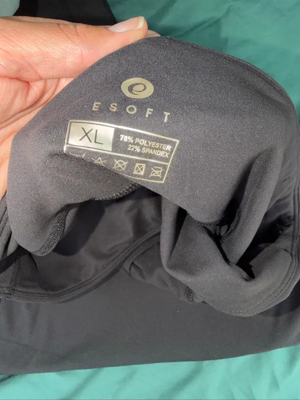ESOFT Wide Leg Pants High-Waisted Yoga Work Dress Pants Pockets XL NWOT - Image 8