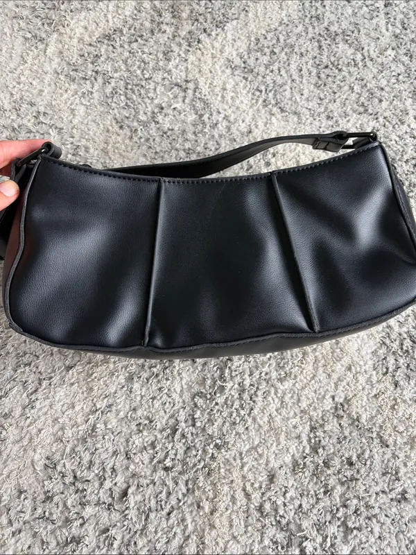 BCBGeneration Classic Black Baguette Shoulder Bag Y2K - Image 7