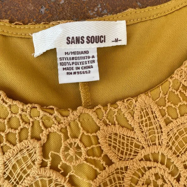 San souci mustard blouse - Image 3