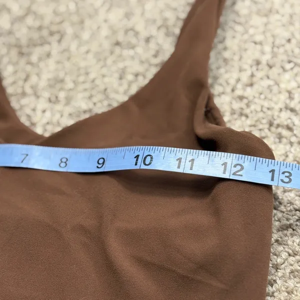 Lululemon Align Tank‎ Top Brown Cropped Yoga Support Bra LW1DUVS Sz 4 Nulu - Image 10