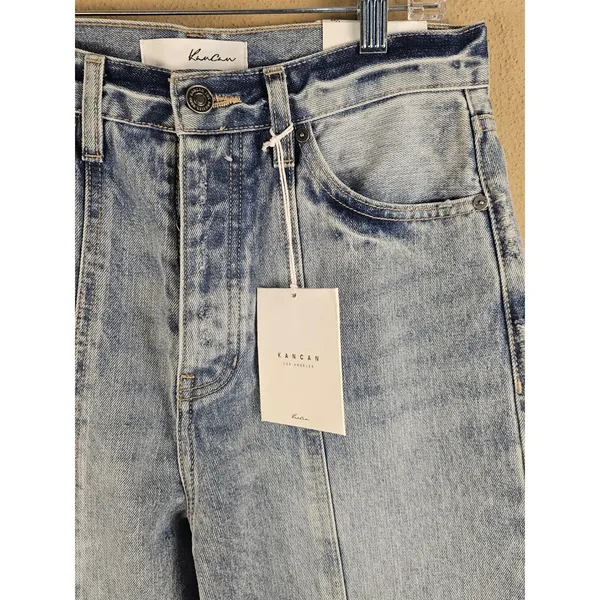 NWT KanCan Womens Vintage 90's Wide Leg Jeans‎ 3 25 - Image 3
