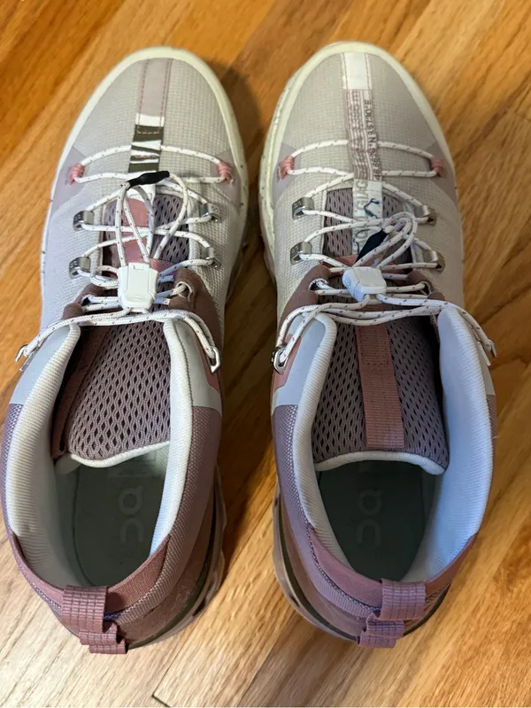 On Cloudtrax Rose/Ivory hiking sneakers - Image 11