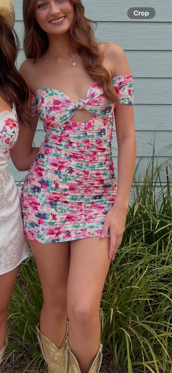 Revolve lovers and friends erica floral mini dress - Image 2