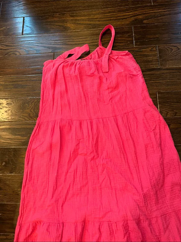 BB Dakota Hot Pink Sleeveless maxi Dress size medium new with tags - Image 6