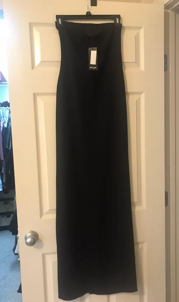 Nasty Gal Black Maxi Dress Size 4 - Image 3