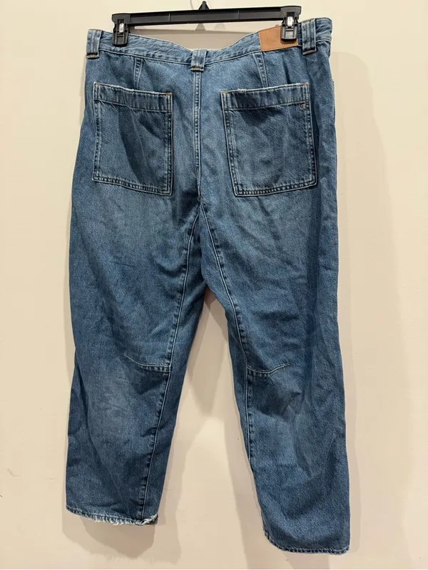 Madewell The Darted Barrel-Leg Jean Size 31T NWOT - Image 9