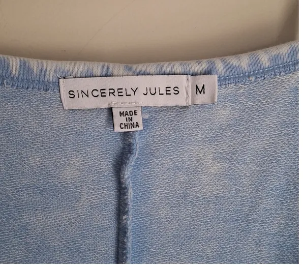 Sincerely Jules Mineral Wash Jumpsuit sz M - Image 7