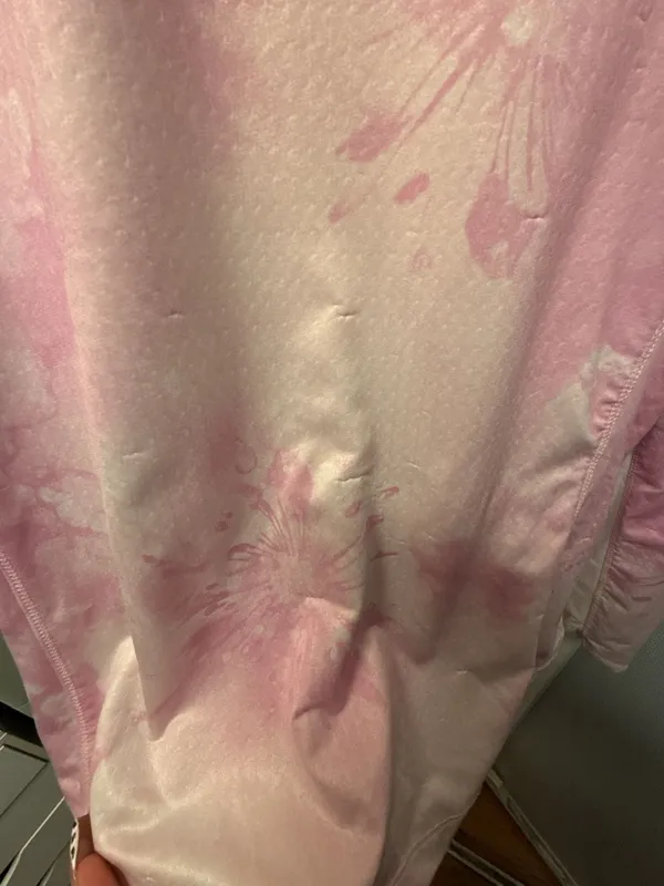 Callaway 1/4 Zip Pullover Size L Pink Tie Dye Golf Top - Image 6