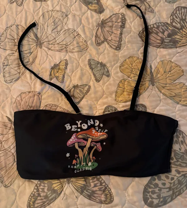 Dolls Kill Mushrooms Bikini Top - Image 2