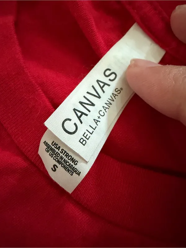 Red F*** All Y’all Graphic T-Shirt Tee Size S Statement Y2K - Image 2