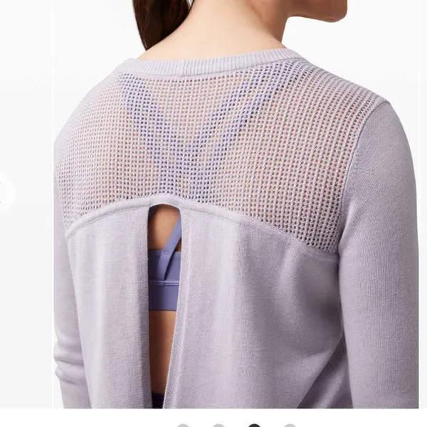 Lululemon Back to Balance Long Sleeve Sweater in Iced Iris Women’s Size 12 - Image 13