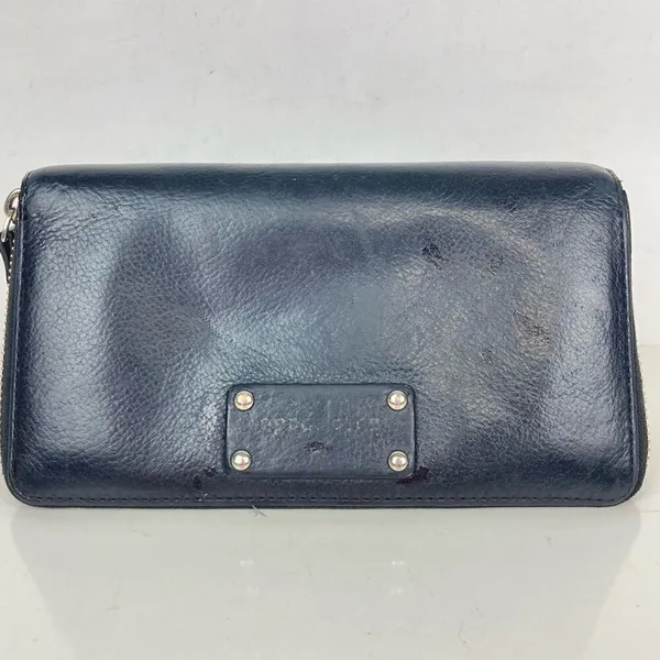 KATE SPADE Berkshire Black Leather Zip Around Wallet - Image 7