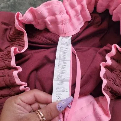 Fabletics Breathe Run Shorts In Rust/Spring Pink - Image 3