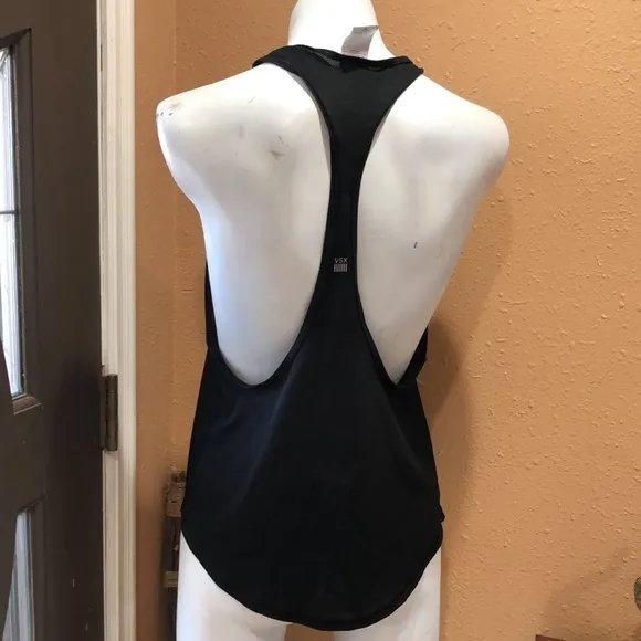 Victoria’s Secret black razor back tank top - Image 3