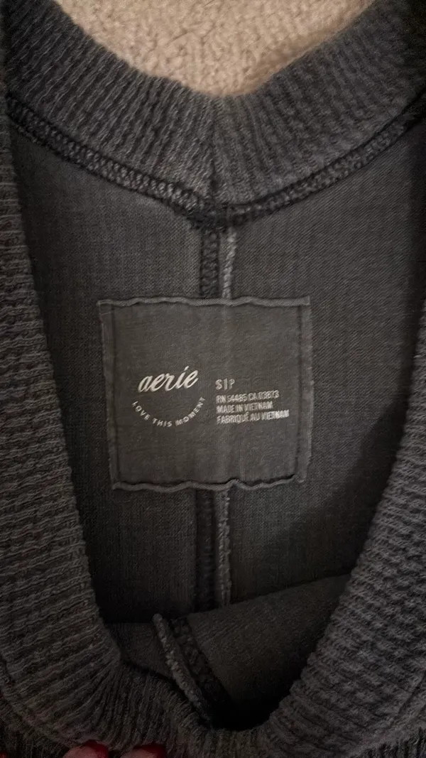 Aerie Ribbed V-Neck Sweater - Image 2